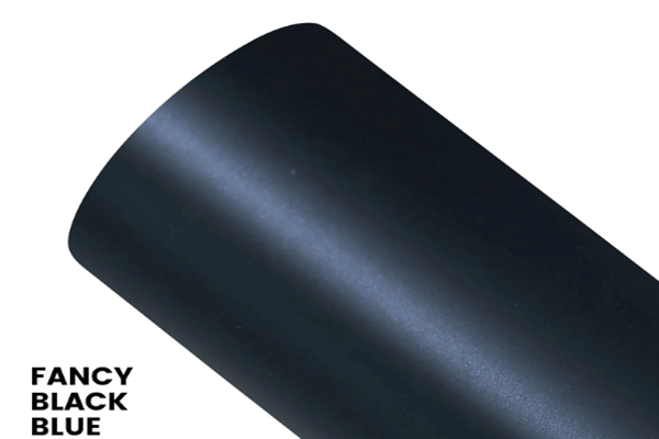 Matte Black Blue 3092 wrapfolie 152CM x 18M