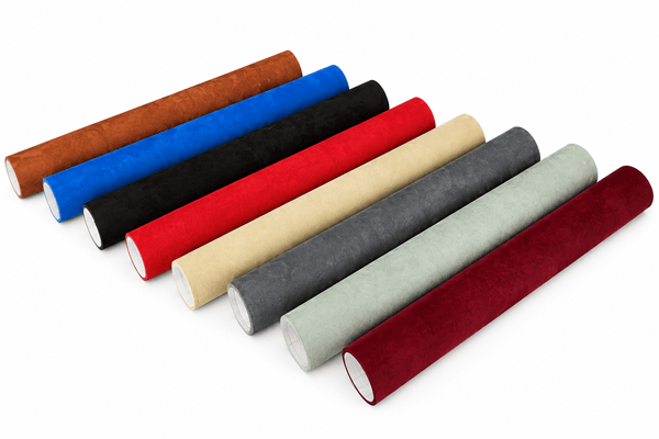 150CM x p/M Rood Velours Velvet Flock - Interieurfolie