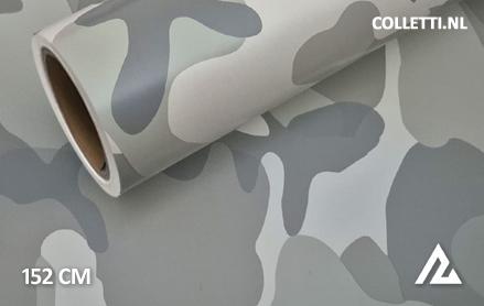 Camouflage grijs beige wrapfolie 152CM - COLLETTI.nl