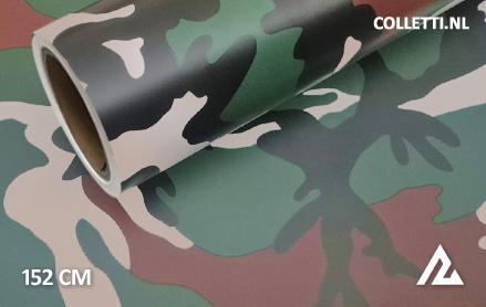 Camouflage leger wrapfolie 152CM - COLLETTI.nl