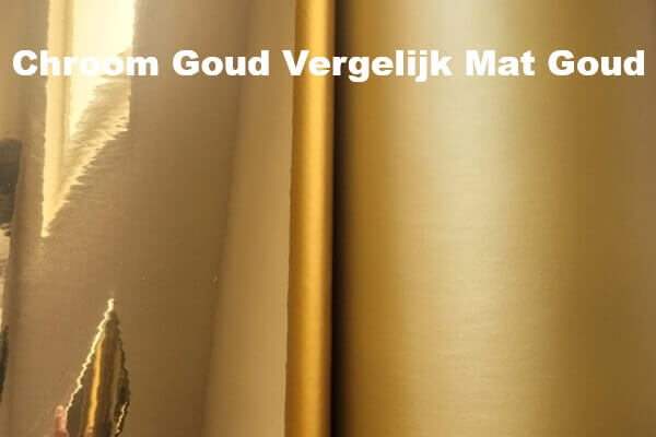 Goud mat wrapfolie 152CM - COLLETTI.nl