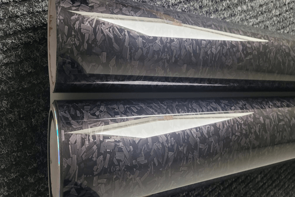 Forged glans zwart carbon wrapfolie 152CM - COLLETTI.nl