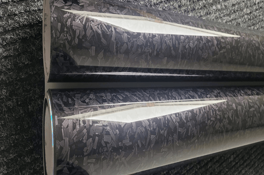 Forged glans zwart carbon wrapfolie 152CM - COLLETTI.nl
