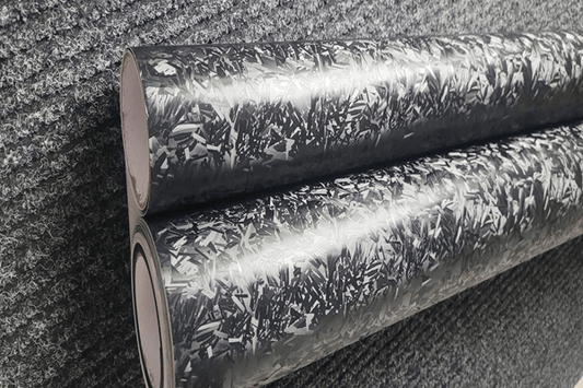 Forged mat zwart carbon wrapfolie 152CM - COLLETTI.nl