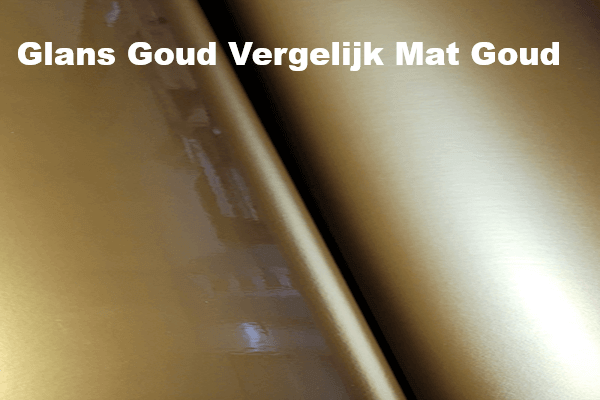 Goud mat wrapfolie 152CM - COLLETTI.nl