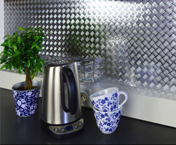 TRAANPLAAT ZILVER (DIK) 45CM - COLLETTI.nl