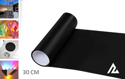 MAT ZWART TINT FOLIE 30CM - COLLETTI.nl