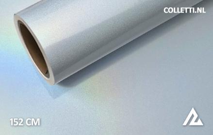 Psychedelic wit wrapfolie 152CM - COLLETTI.nl