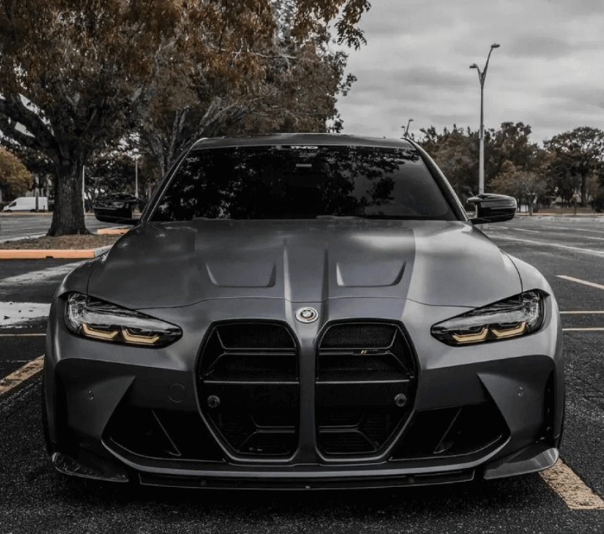 Satin grey wrapfolie 152CM