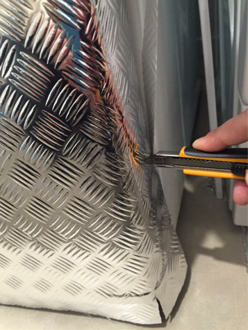 TRAANPLAAT ZILVER (DIK) 45CM - COLLETTI.nl