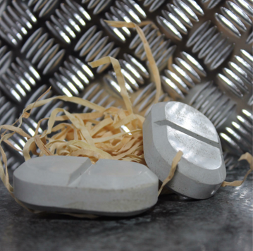 TRAANPLAAT ZILVER (DIK) 45CM - COLLETTI.nl