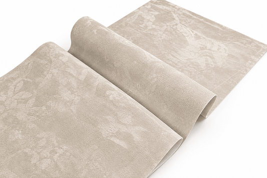 150CM x p/M Beige Velours Velvet Flock - Interieurfolie - COLLETTI.nl