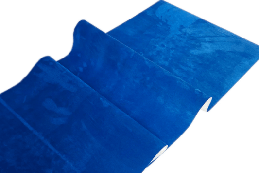 150CM x p/M Blauw Velours Velvet Flock - Interieurfolie - COLLETTI.nl