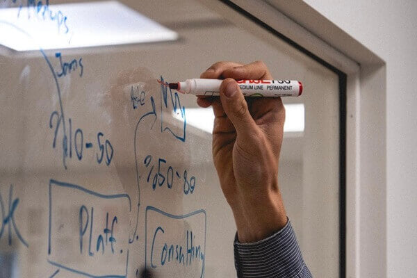 Whiteboard folie ultra transparant glans 135CM x p/M - COLLETTI.nl
