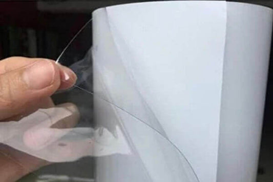 Whiteboard folie ultra transparant glans 135CM x p/M