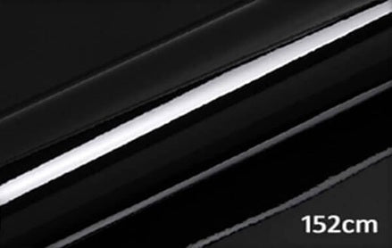 Autodak glans zwart wrapfolie 152CM BREED - COLLETTI.nl