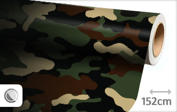 Camouflage leger wrapfolie 152CM - COLLETTI.nl