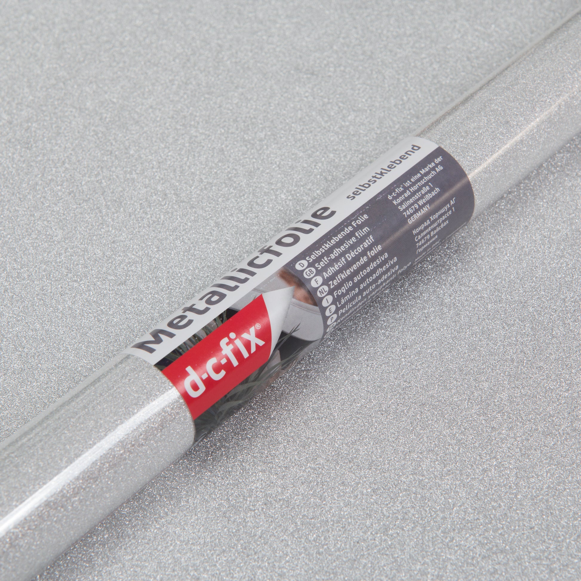 GLITTER FOLIE ZILVER METALLIC 67,5 x 2M - COLLETTI.nl