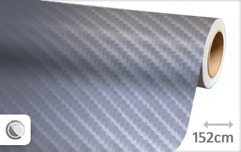 Carbon grijs 4D wrapfolie 152CM - COLLETTI.nl
