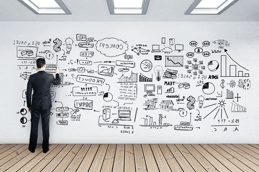 Whiteboard folie wit mat 137CM x p/M