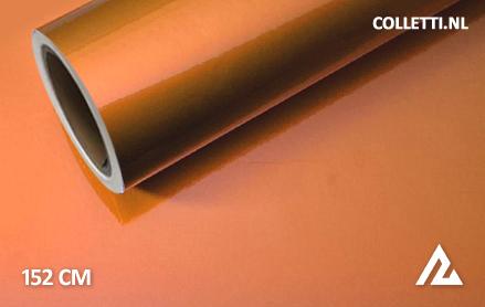 Glans Metallic Oranje Wrapfolie 152CM