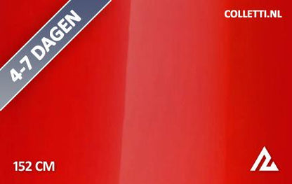 Gloss Ferrari Red 3125 wrapfolie 152CM x 18M