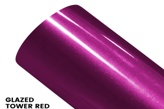 Gloss Metallic Glazed Tower Red 3214 wrapfolie 152CM x 18M