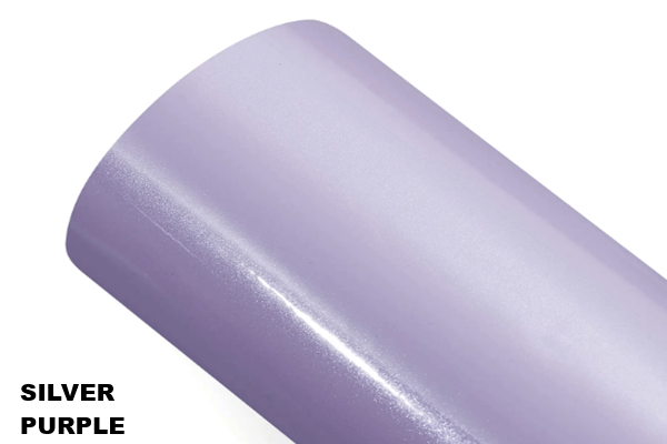 Gloss Metallic Silver Purple Blue 3021 wrapfolie 152CM x 18M