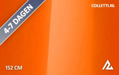 Gloss Super Bright Flame Orange 3205 wrapfolie 152CM x 18M