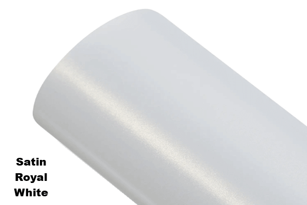 Satin Metallic Royal White 3110 wrapfolie 152CM x 18M - COLLETTI.nl