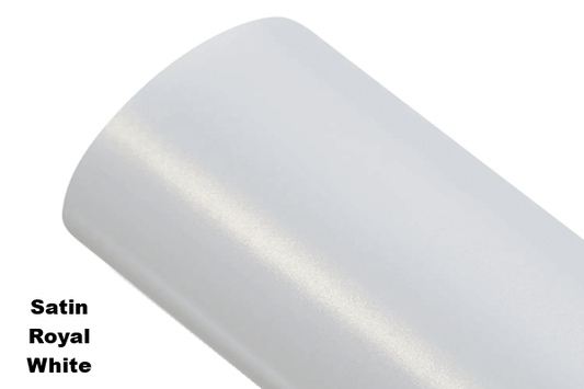 Satin Metallic Royal White 3110 wrapfolie 152CM x 18M