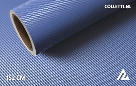 Carbon blauw 3D wrapfolie 152CM - COLLETTI.nl