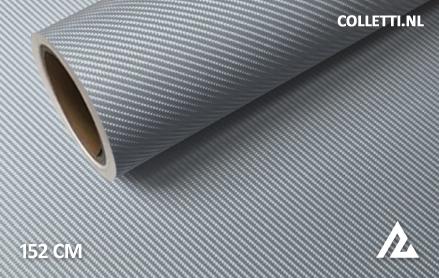 Carbon grijs 4D wrapfolie 152CM - COLLETTI.nl