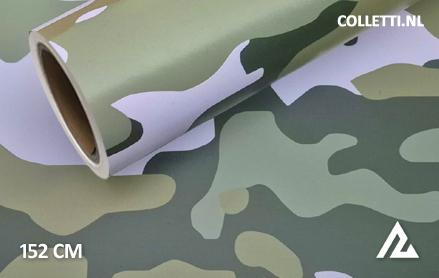 Camouflage winter wrapfolie 152CM - COLLETTI.nl