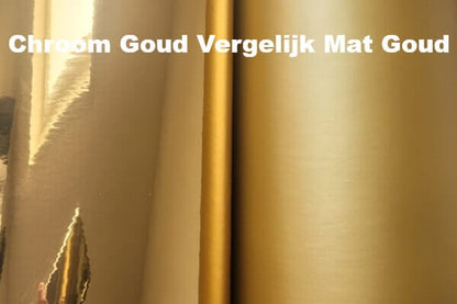 Goud mat wrapfolie 152CM - COLLETTI.nl