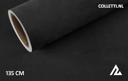Velours fluweel zwart wrapfolie 135CM