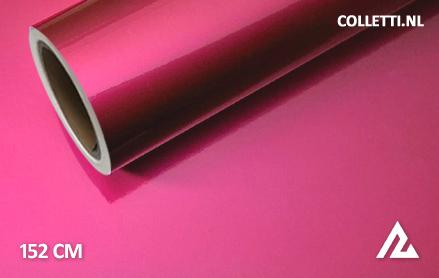 Glans metallic roze fuchsia wrapfolie 152CM