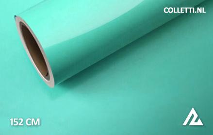 Glans turquoise wrapfolie 152CM
