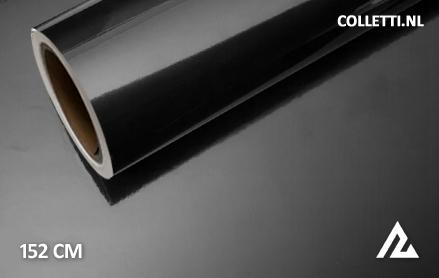 Hoogglans zwart wrapfolie 152CM