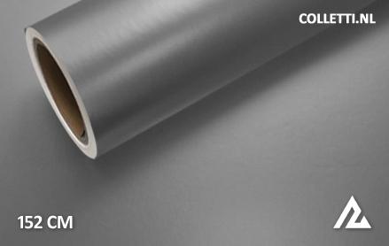 Mat chroom anthraciet wrapfolie 152CM - COLLETTI.nl