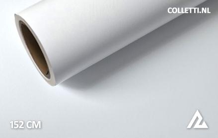 Mat wit wrapfolie 152CM
