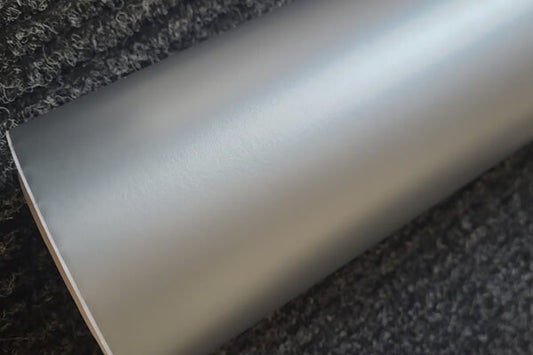 Mat zilver grijs wrapfolie 152CM