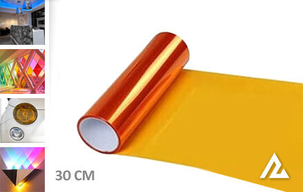 ORANJE TINT FOLIE 30CM - COLLETTI.nl