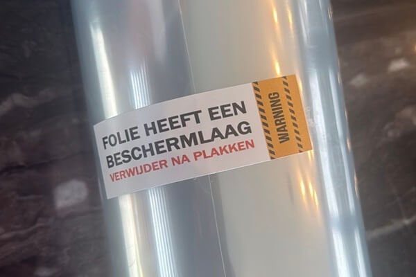 152CM x 1M BESCHERMFOLIE PPF FILM TRANSPARANT - COLLETTI.nl