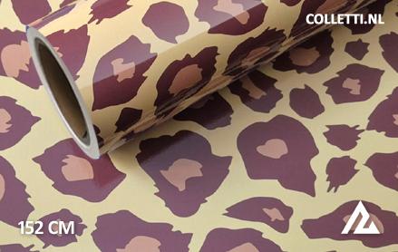 Panter print wrapfolie 152CM - COLLETTI.nl