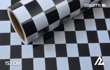Race finish vlag wrapfolie 152CM - COLLETTI.nl
