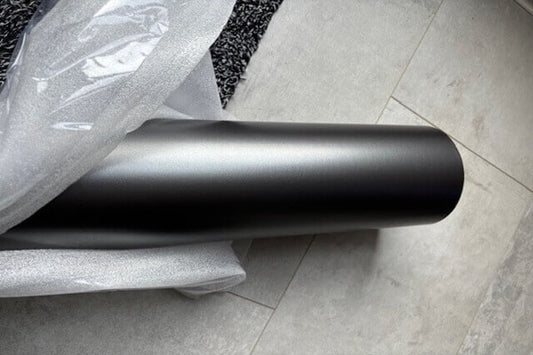 Satin Grey wrapfolie 152CM x 17M - COLLETTI.nl
