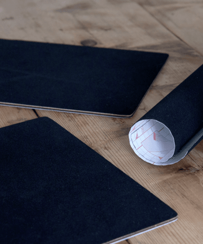 VELOURS FOLIE ZWART ZELFKLEVEND 90CM x P/M - COLLETTI.nl