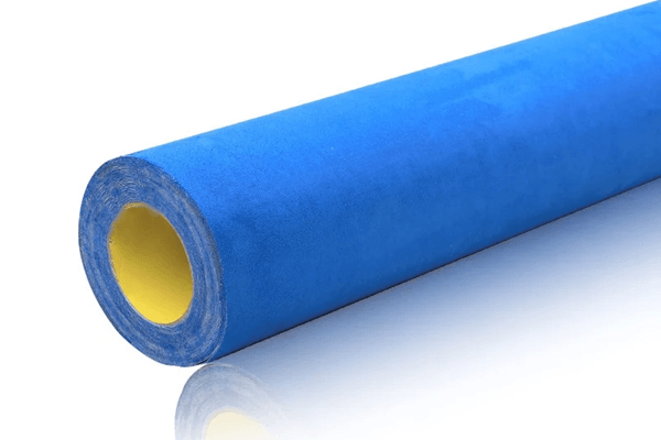 150CM x p/M Blauw Velours Velvet Flock - Interieurfolie