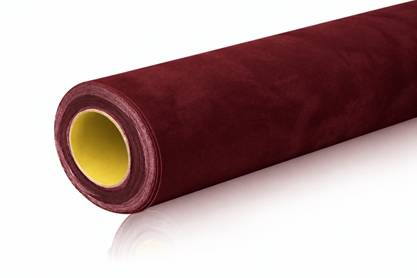 150CM x p/M Bordeaux Velours Velvet Flock - Interieurfolie